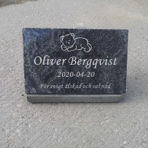 Gravsten -   kakel