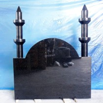 Gravsten + Gravram (250x100x10x15 cm )