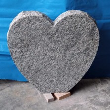 Gravsten Hjärta LS326Grey